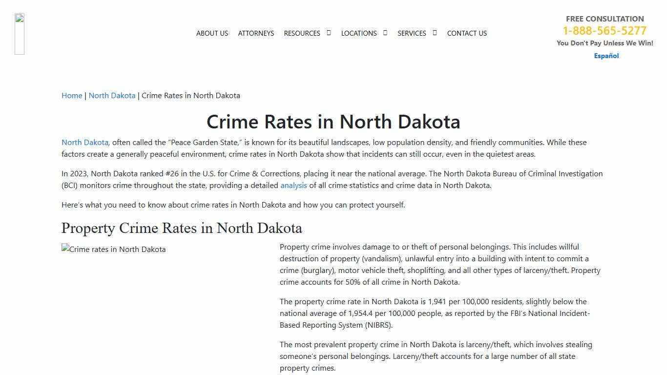 The Advocates: Crime Rates in North Dakota
